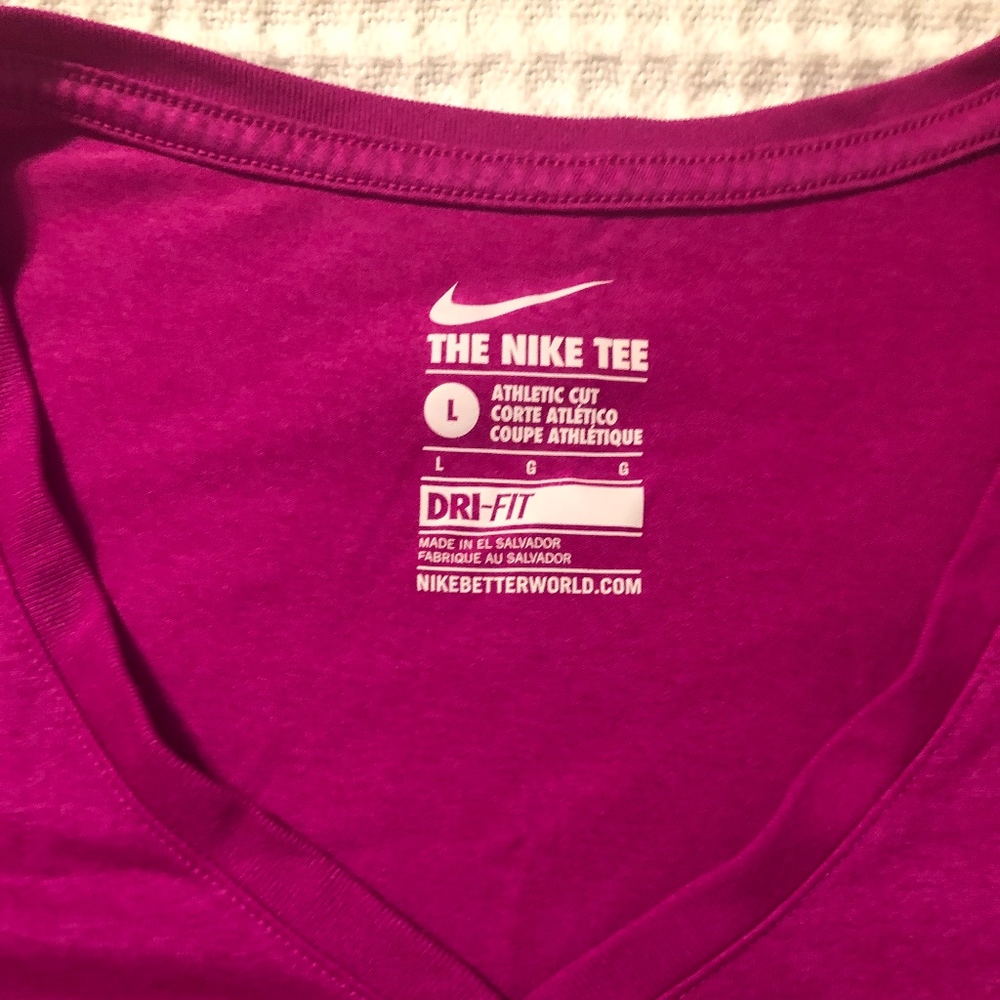 Nike Fuchsia Dri Fit Shirt